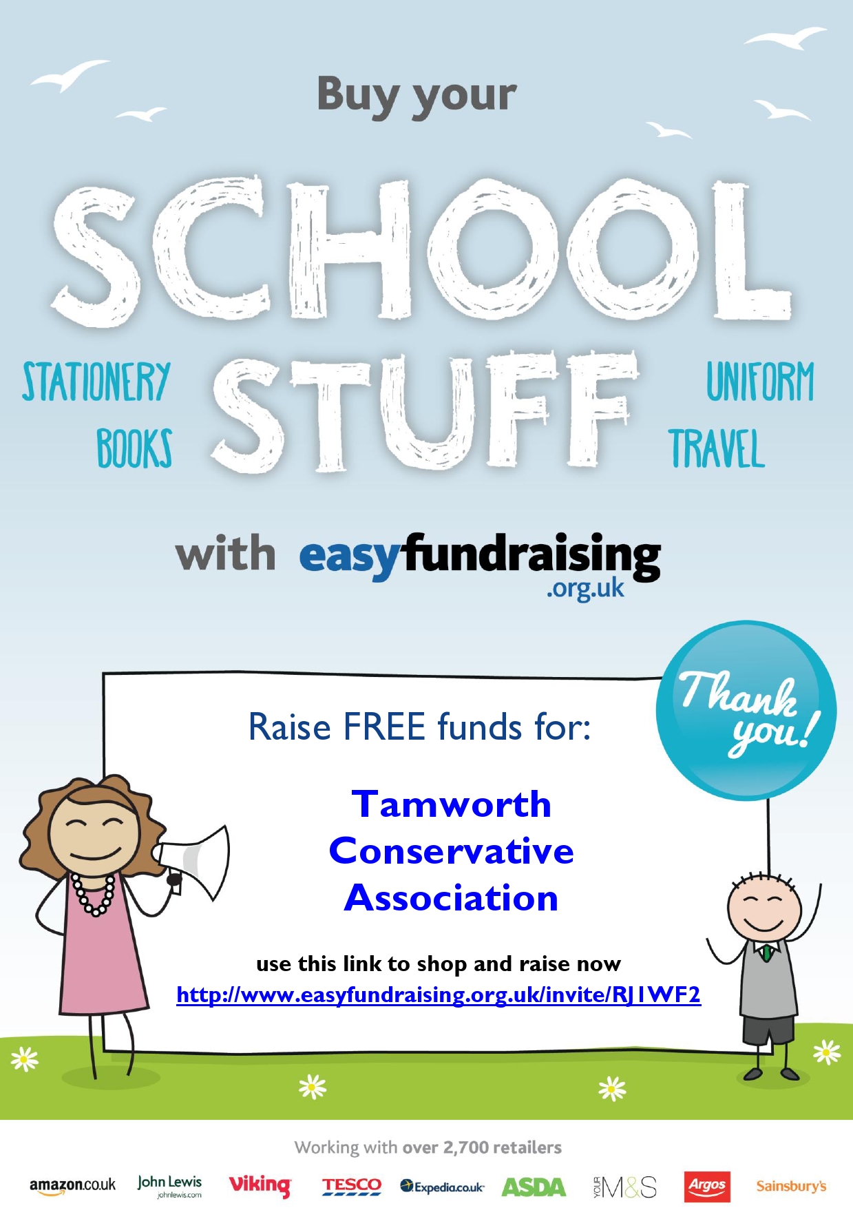 easyfundraising SchoolStuff